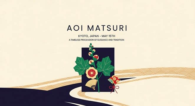 Aoi Matsuri Kyoto Japan festival float traditional decoration floral design cultural celebration vibrant colors