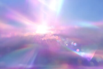 A sparkling, glowing background.