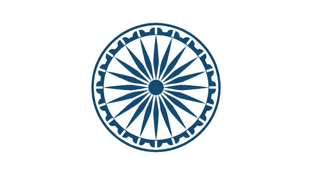 A symmetrical circular design in cobalt blue on a white background (3)_traced