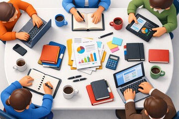 Business, meeting, teamwork and collaboration