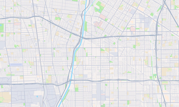 Paramount California map