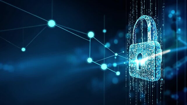 Digital Lock with Data Streams for Cybersecurity Visualization