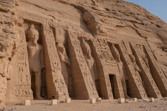 Historic Abu Simbel monument in southern Egypt