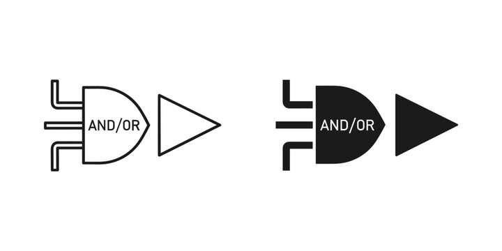 Comparison of and/or logic gates with their corresponding output functions in signal processing