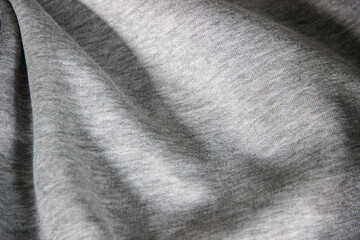 Light gray cotton fleece hoodie fabric © Ramadhan