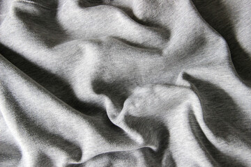 Light gray cotton fleece hoodie fabric © Ramadhan