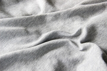 Light gray cotton fleece hoodie fabric © Ramadhan
