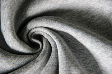 Light gray cotton fleece hoodie fabric © Ramadhan