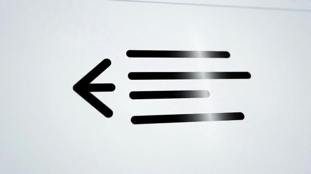 A close-up of a classic hamburger menu icon, ideal for illustrating website navigation, app interfaces, or digital content design. The image evokes si