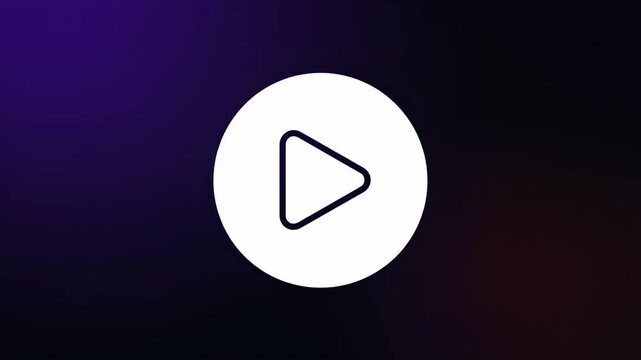 A striking image of a play button inside a circle, highlighted by a cursor. Ideal for digital marketing, streaming services, or representing media con