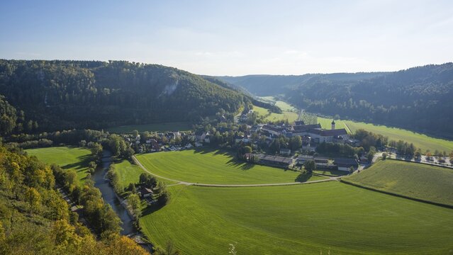 Archabbey of St Martin at Beuron (lat. Archiabbatia Sancti Martini Beuronensis), Benedictine monastery, Beuron, Upper Danube Valley, Swabian Alb, Baden-W&uuml;rttemberg, Germany