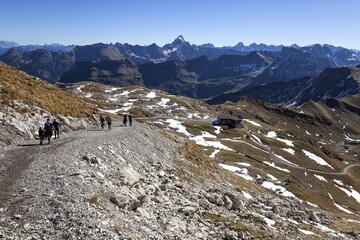 View Nebelhorn Allg Alps The
