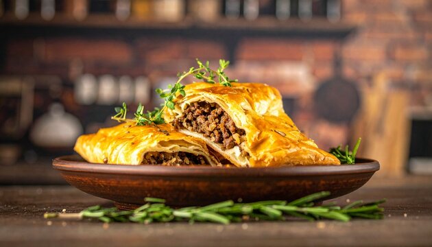 Algerian Bourek with Minced Meat