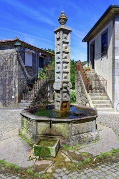 Fountain, Sistelo village, Peneda Geres, Minho, Portugal