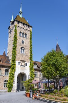 Tower of the Swiss National Museum, Zurich, Switzerland