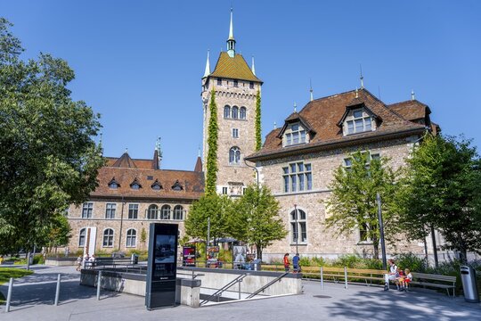 Tower of the Swiss National Museum, Zurich, Switzerland