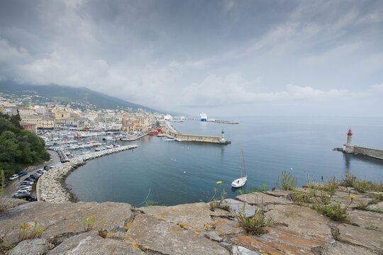 Port of Bastia, Corsica, France