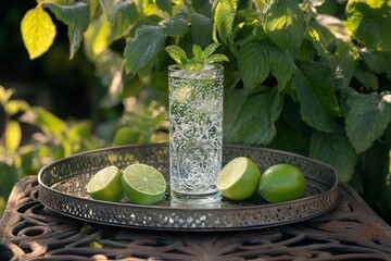 selective focus healthy hydration setup scene