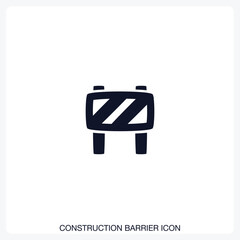 Construction Barrier Icon