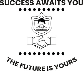 Fototapeta premium A man is holding hands with another man in a shield