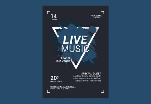 Live Music Flyer