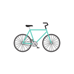 Simple Illustration of a Bicycle.