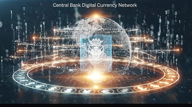 Central Bank Digital Currency Network - Global Financial System and Digital Economy.