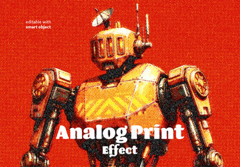 Analog Print Photo Effect