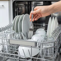 Loading the Dishwasher - A Clean Kitchen Routine.