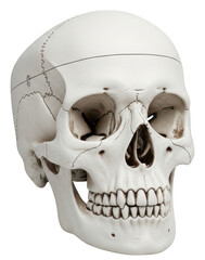 Obraz premium Human skull replica png medical skeleton png anatomy model png bone structure png transparent png