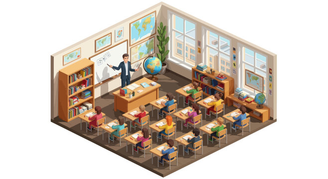 Isometric Classroom Images – Browse 13,069 Stock Photos, Vectors, and ...