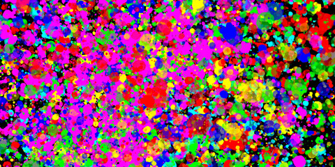 Abstract Paint Splatter Background – Colorful Ink Blast and Creative Watercolor Drops