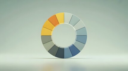 Obraz premium Risk management circular framework – Perfect for corporate compliance.