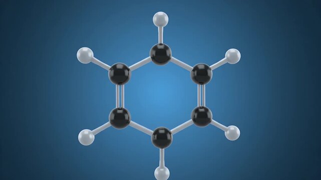 Molecular Structure Visualization - A Detailed Chemical Composition.
