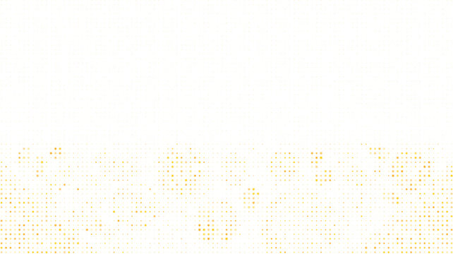 Golden dot and star abstract pattern on white background, Golden star and dot decorative abstract design backdrop