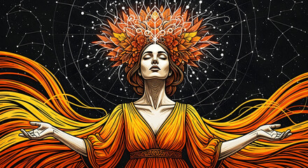 Celestial Harmony - A Womans Connection to the Cosmos and Inner Peace.