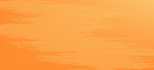 Fototapeta premium Beautiful Autumn Background Template, Orange and cream gradation color artwork. Blurred minimal orange gradient.