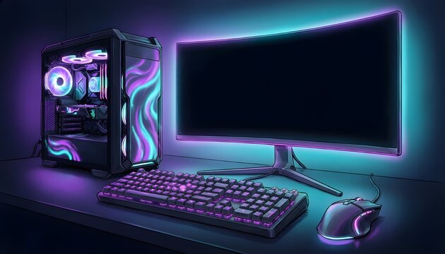 computer keyboard and mouse