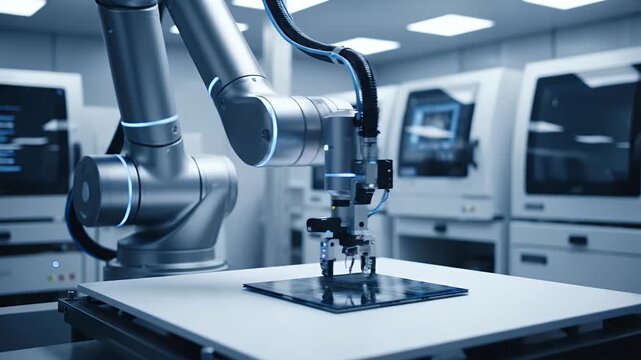 Robotic Arm Precision - Advanced Technology in Manufacturing.