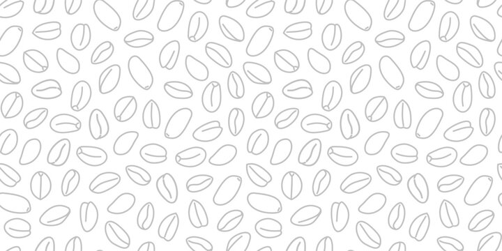 doodle peanut seamless pattern background. doodle peanuts pattern for packaging. 