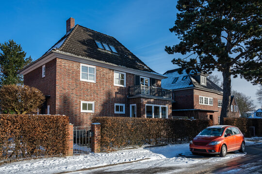 Beautiful single-family brick house (Hamburger Kaffeem&uuml;hle) in Hamburg