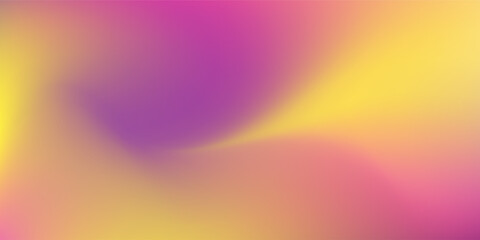 Obraz premium Modern simple abstract Blurred magenta purple yellow orange magenta purple background. Soft gradient backdrop with