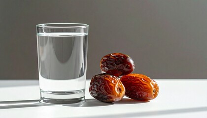 Hydration and Natural Sweetness: Refreshing Water and Dates