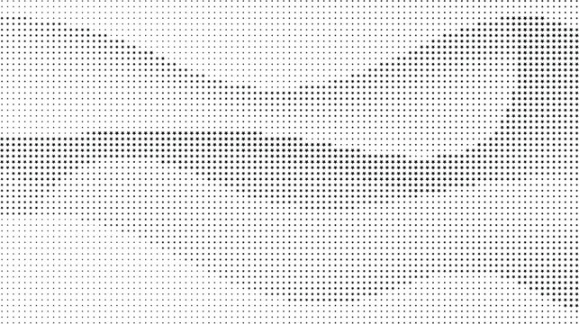 Black and white halftone pattern with star shapes forming a wave abstract background Keywords