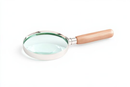 Magnifying glass for education and learning exploration in study and research settings