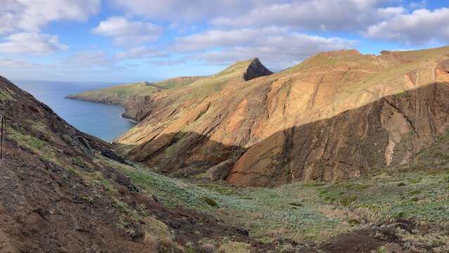 Wanderweg PR 8 auf Halbinsel Vereda da Ponta de S&atilde;o Louren&ccedil;o, Madeira, Portugal
