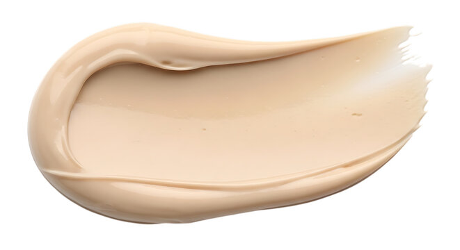 A close-up view of a smooth, creamy foundation makeup product.