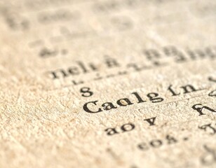 A macro close-up of an old newspaper page and vintage book text explores the concept of financial documentation through the detailed print of words on weathered paper