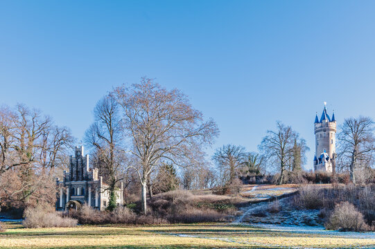 Babelsberg Park Winter Landscape