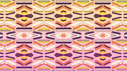 Quirky Office Supply Stapler Pattern